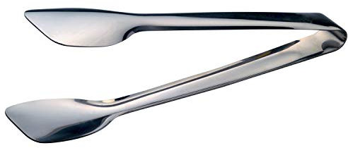 PIAZZA - Pinza Cucina Fonda Multiuso in Acciaio Inox 23.5cm, Pinze di Alta Qualità e Resistente al Calore, Molla per Barbecue, Hamburger, Pasta, Spaghetti, Dessert, Decorazione, Insalate, Verdure