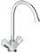 GROHE Costa - Spültisch- Einlocharmatur (Schwenkbereich 360°, wärmeisoliert, flexibler Anschluss, langlebig), chrom, 31829001