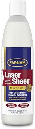 Farnam Laser Sheen Dazzling Shine & Detangler Concentrate for Horses 12 oz