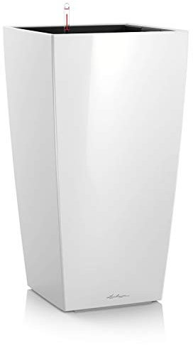 LECHUZA CUBICO Premium 40 weiß hochglanz 18191