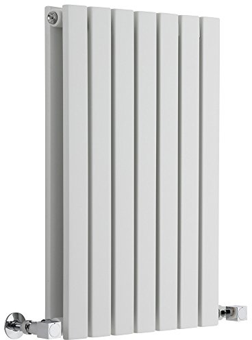 Milano Capri White Horizontal Double Flat Panel Radiator - 635mm x 413mm