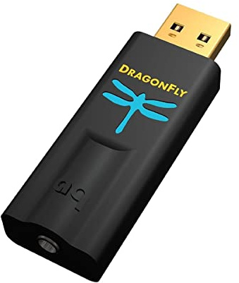 AudioQuest DragonFly DAC USB Digital Audio Converter - Black