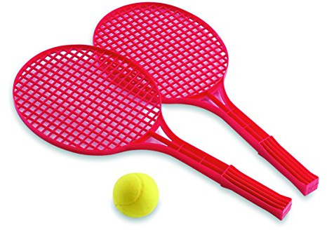 ADRIATIC 67 Beach Toys Tennis Rackets, red, 52 cm