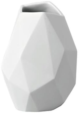 Rosenthal 14270-100102-26009 Miniaturvase Surface aus weißem Porzellan, Höhe 9 cm