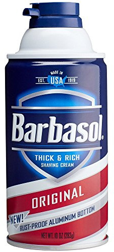 Barbasol Thick and Rich Shaving Cream, Original 10 oz (Pack of 2)