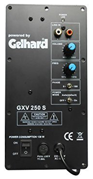 Gelhard GXV250 AKTIV SUBWOOFER MODUL - 250WATT MAX - 130WATT RMS