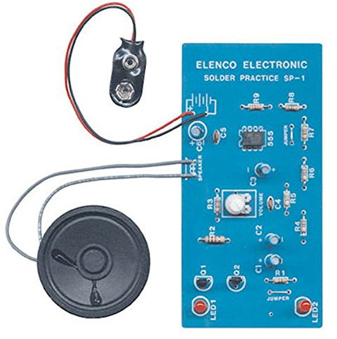 Elenco Electron AK-100 Practice Soldering Kit with Soldering Iron
