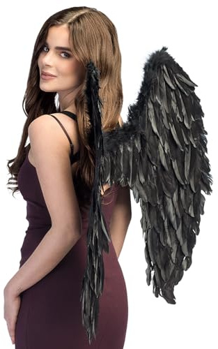 Boland - Ailes d'ange Environ 87 x 72 cm, Ange décoration, Noël, Saint-Valentin, Carnaval, Halloween, fête à thème, Costume, théâtre, Accessoire, déguisement