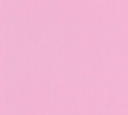 A.S. Création Papiertapete Boys and Girls Ökotapete Tapete Kindertapete 10,05 m x 0,53 m rosa rot Made in Germany 898111 8981-11