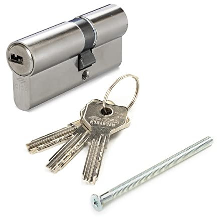 CISA 10E30012012, Cilindro Europeo Asix, Ottone Nichelato, 40/30 mm