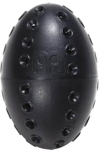 Meinl Percussion Loop Shaker Instrument - Egg-shaped Musical Instrument with holes - Plastic, Black (SH3BK)