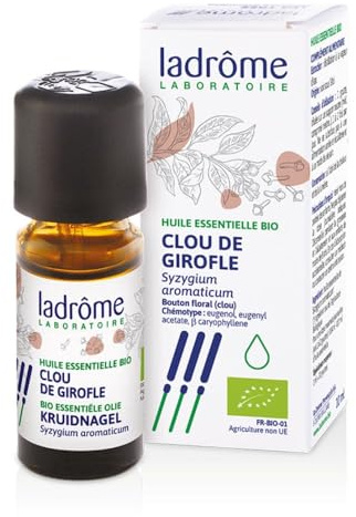 Ladrôme Huile Essentielle Clou de Girofle (Eugenia caryophyllata) Bio 10 ml