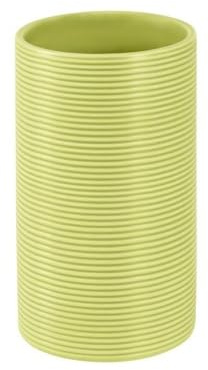 Spirella Gobelet Céramique Tube Ribbed Pistache