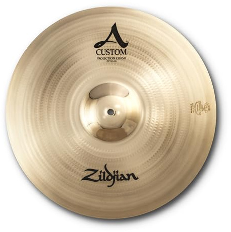 Zildjian A Custom Series - 20 Inch Projection Crash Cymbal - Brilliant finish, Natural