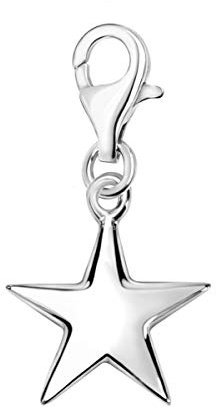 Quiges Dam Berlock Charm Stjärna Silver Kvinnors Smycken för Charmarmband