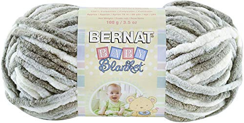 Bernat Baby Blanket Yarn, 3.5 oz, Gauge 6 Super Bulky, Little Sand Castles