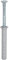 Fischer 522076 Nageldübel ND-S 8x60mm 100 Stück, Zink