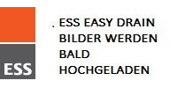 ESS Easy Drain Design Bodenablauf Aqua 10x10 cm, Fliese, MSI6 waagerecht DN 40