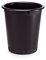Durable Basic Small Waste Paper Bin - Bedroom & Office Waste Baskets - 13 Litre Capacity - Black