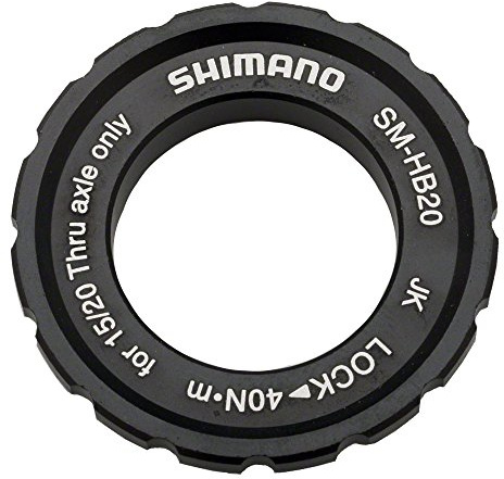 Shimano SM-HB20 15/20mm Axle Hub Centerlock Rotor Lockring