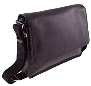 Schultertasche aus Leder von Picard, Serie Milano, schwarz 6942