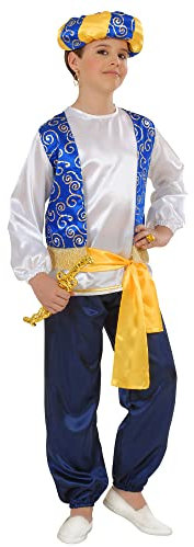 W WIDMANN MILANO Party Fashion - Kinderkostüm arabischer Prinz, Orient, Sultan, Faschingskostüme