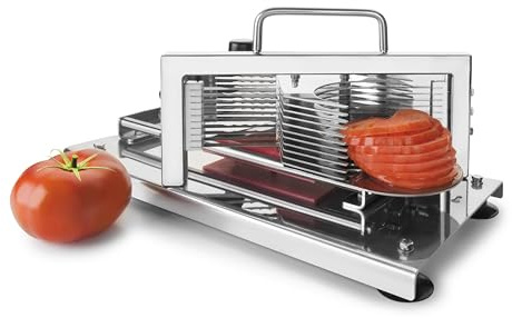 Lacor Tomato 10 blad skärmaskin i rostfritt stål, silver, 20 x 43 x 21 cm