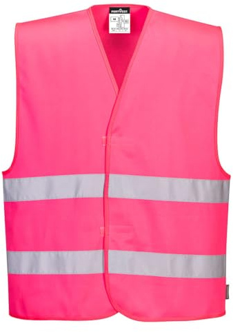 Portwest Gilet Iona, Couleur: Rose, Taille: XX/3X, F474PIRXX/3X