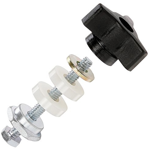 Woodpeckers Miter Channel Slot Nut & Hardware Kit, 4 Pack, USA Made - MSN-4PC