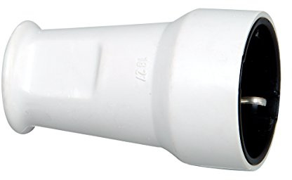 Kopp 182704006 plastskyddskontakt kopplare med böjskydd, grå