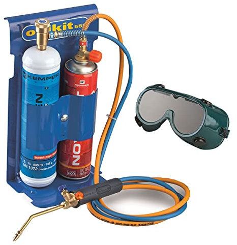 KEMPER - Chalumeau BI GAZ professionnel Oxygène Butane/Propane Soudure Découpe métal