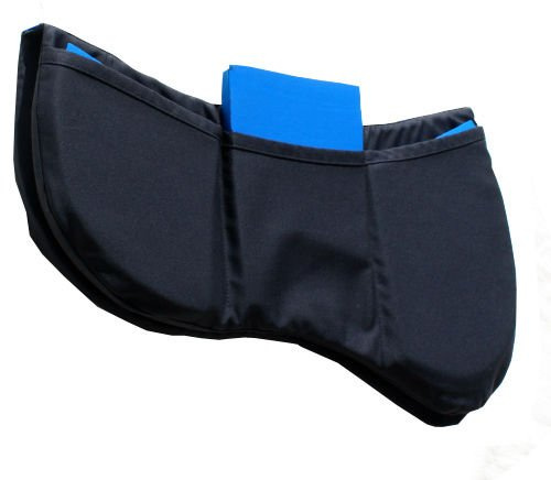 Prolite Tri-Pad Adjustable Saddle Pad,One Size,Black