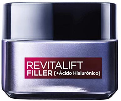 L'Oréal Paris Crema Antirughe, Revitalift Filler Anti-Age Volumizing Moisturizer, 50 ml