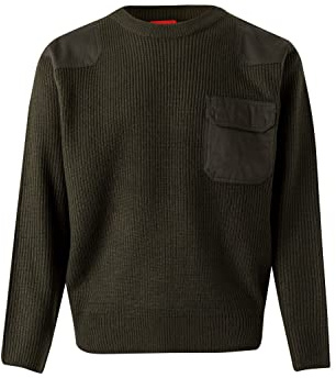 Velilla Serie 100 - Maglione (Taglie L) colore verde caccia