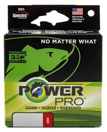 PowerPro Spectra Fiber Braided Fishing Line, Hi-Vis Yellow, 500YD/50LB