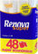 Renova Super 48 Rolls Toilet Paper – 2-Ply Soft & Strong White Tissue – Bulk Economy Pack, 130 Sheets Per Roll, Highly Absorbent, Skin-Safe, No Perfume, Embossed Design for Extra Comfort
