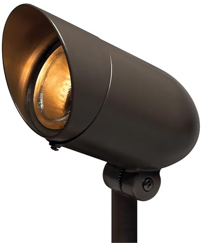 Hinkley Landscape Lighting Line Voltage Spot Light - Spotlight Important Landscape Features and Increase Home Security, 75 Watt Maximum Spot Light, Bronze Finish, 54000BZ