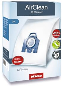 Miele Staubsaugerbeutel 4 Stück, 1 Staubfilter, 1 X Super Air Clean Filter Typ Gn Für S400I