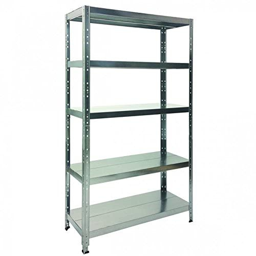 - Grima - Scaffale alto e resistente realizzato in metallo zincato. Dimensioni: 40 x 195 cm. Carico massimo: 1000 kg