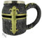 Nemesis Now Kreuzritter-Becher, 16 cm, Grau