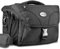 Mantona Neolit II SLR-Kameratasche schwarz, Fototasche wasserabweisend mit Regenschutz, Kamera Umhängetasche mit viel Stauraum & individuell einteilbar, Fotoapparat Tasche mit Tragegurt
