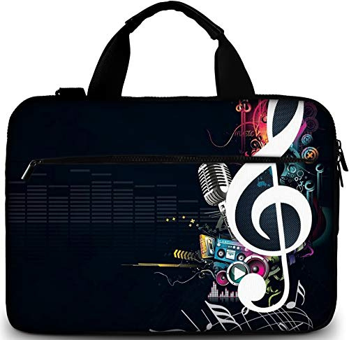 SIDORENKO - Borsa in Neoprene per Notebook Borsa a Tracolla per PC Portatili Laptop Sleeve Case 15-15.6 Pollici/MacBook Air/MacBook PRO con Manici e Tracolla Tasche per Accessori