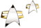 QMx STR-0049 Star Trek Anstecknadel, Gold, Standard