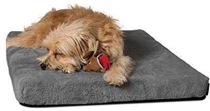 TrendPet VitaMedog - Viskoelastische Matratze Hundebett für Hunde grau (75x55cm)