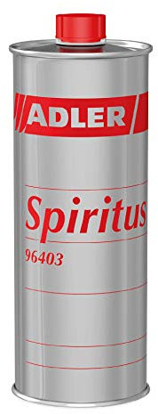 ADLER Spiritus - 1 L - Hochwertiger Spiritus Verdünnung, Reiniger und Brennstoff. Der Allrounder für Haushalt, Auto, Gewerbe und Industrie