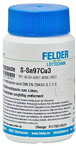 Felder Loettechnik Sn97Cu3 Lotpaste Inhalt 250g