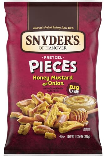 Snyder's of Hanover Pretzel Pieces, Honey Mustard and Onion, 11.25 Oz