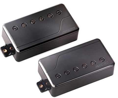 FISHMAN Pickup Set für E-Gitarren, aktiv, Fluence, Humbucker Classic, schwarz