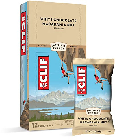 Clif Bar White Chocolate Macadamia - Pack of 12
