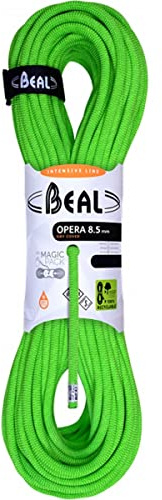 Beal, Opera - Corda da Arrampicata Mista, Unisex, BC085O, Verde, 80 m
